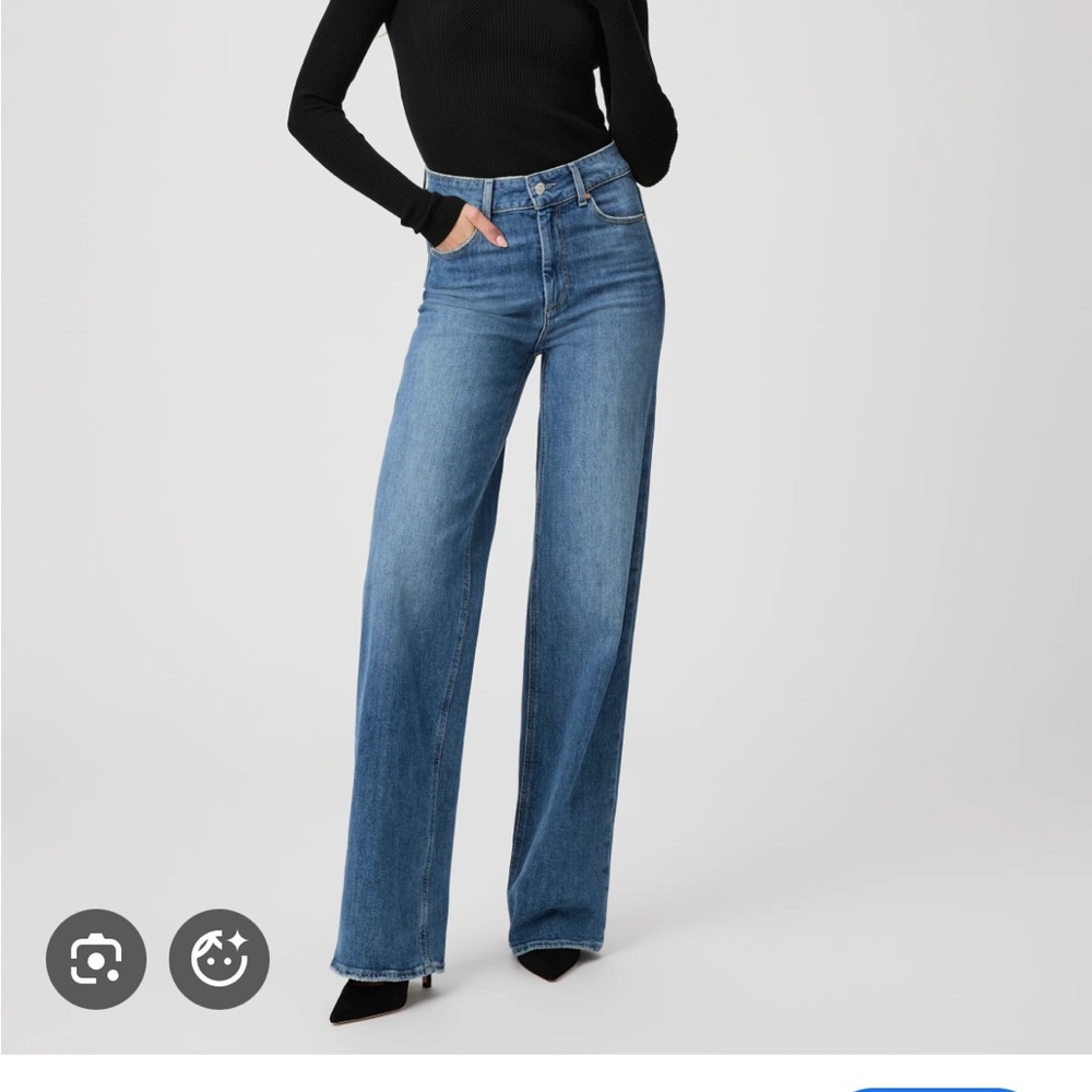 PAIGE Sasha Wide Leg Jeans